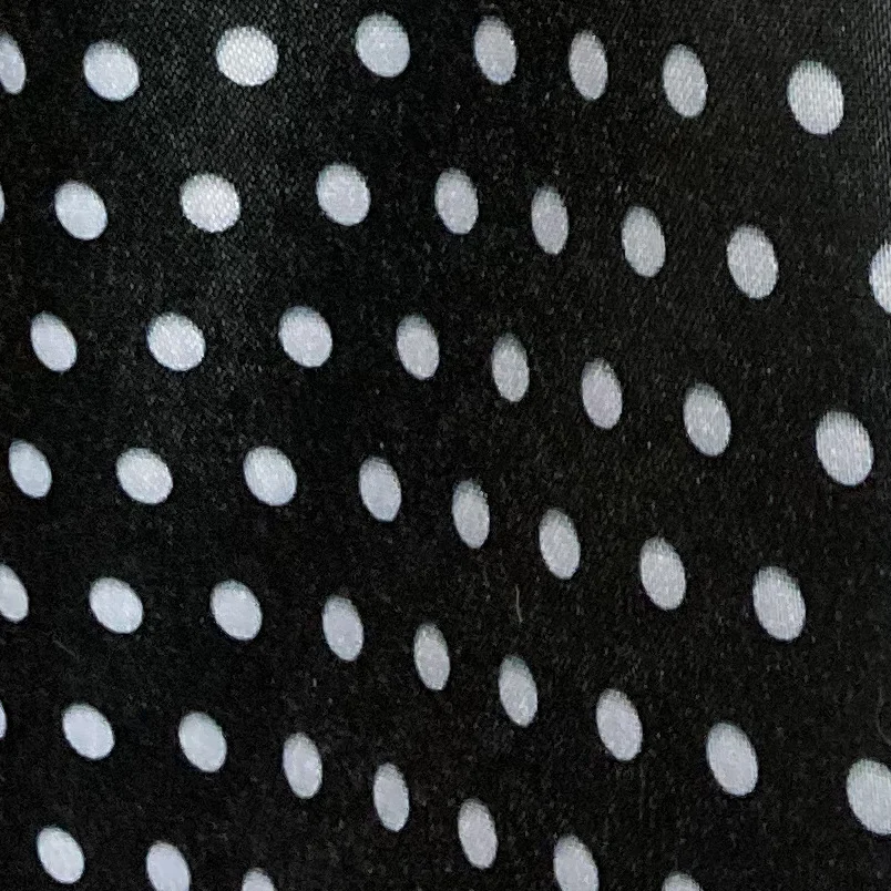 دستمال گردن سگ طرح خال‌خال مشکی