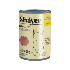 کنسرو غذای گربه شایر با طعم مرغ – 400 گرم
