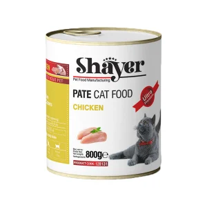 کنسرو غذای گربه شایر با طعم مرغ – 800 گرم