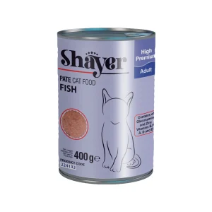 کنسرو غذای گربه شایر با طعم ماهی – 400 گرم