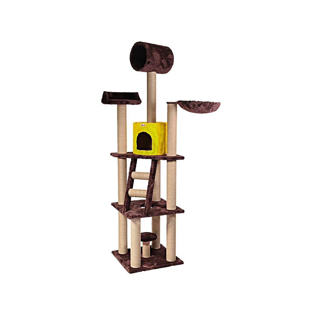 اسکرچر و درخت گربه مدل Baloot – همراه با لانه، جای خواب و تونل