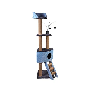 اسکرچر گربه مدل نارگیل با طراحی مناسب برای فضاهای کوچک cat scratcher nargil model with condo and ladder