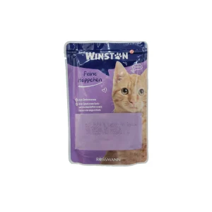 پوچ گربه وینستون با طعم بوقلمون و جگر در سس Winston Turkey & Liver In Sauce وزن 100 گرم