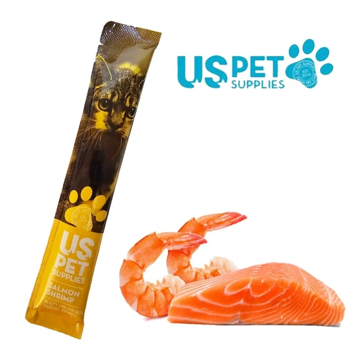 بستنی گربه یو اس پت طعم سالمون و میگو