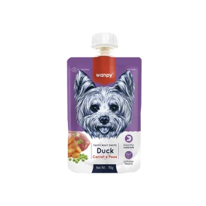 پودینگ سگ ونپی طعم گوشت اردک و هویج ۹۰ گرم Wanpy Dog Pudding Duck & Carrot 90g