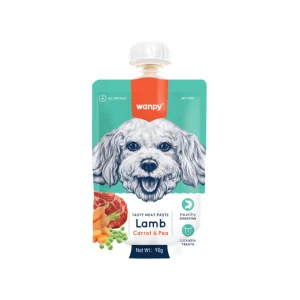 پودینگ سگ ونپی طعم گوشت بره و هویج ۹۰ گرم Wanpy Dog Pudding Lamb & Carrot 90g