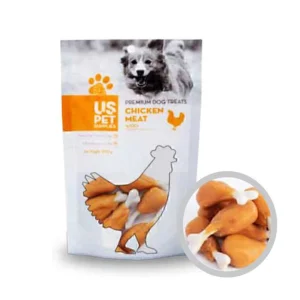 تشویقی سگ ران مرغ یو اس پت ۱۰۰ گرم US Pet Chicken Meat Leg Dog Treat 100g