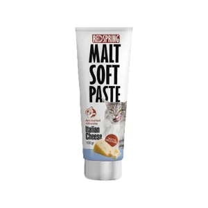خمیر مالت گربه رداسپرینگ طعم پنیر ایتالیایی 100 گرمی Redspring cat malt paste cheese 100g
