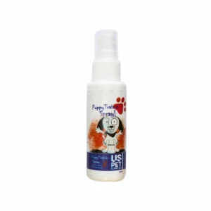 اسپری تعلیم ادرار توله سگ یو اس پت 60 میلی لیتر US Pet puppy trainer spray 60ml