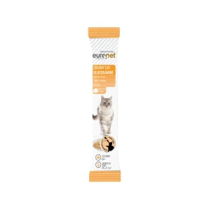 بستنی گربه یوروپت با طعم مرغ Europet Creamy Cat Treat With Chicken Flavor 14g تشویقی خامهای گربه یوروپت طعم مرغ