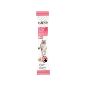 بستنی گربه یوروپت با طعم گوشت گاو Europet Creamy Cat Treat With Beef Flavor 14g تشویقی خامهای گربه یوروپت طعم گوشت گاو