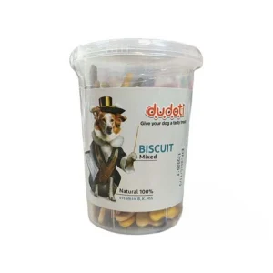 بیسکویت سگ دودوتی طعم میکس ۱۵۰ گرم Dudoti Dog Treat Mix Flavor 150g