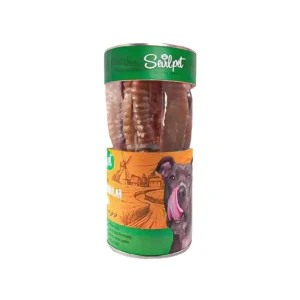 تشویقی خرخره بره سگ سویل پت بسته ۵ عددی SevilPet Lamb Trachea Dog Snack 5 pcs