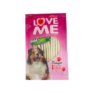 تشویقی سگ لاو می با طعم شیر ۸۰ گرم Love Me Dog Treat Milk Flavor 80g