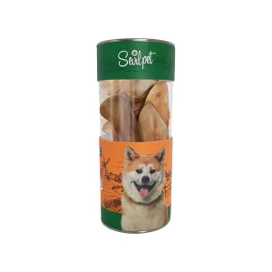 تشویقی گوش بره سگ سویل پت بسته ۱۰ عددی SevilPet Natural Lamb Ear Dog Snack 10 pcs