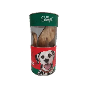 تشویقی گوش گاو سگ سویل پت بسته ۳ عددی SevilPet Natural Cow Ear Dog Snack 3 pcs