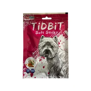 غذای تشویقی سگ تیدبیت مدل مرغ و هویج ۶۵ گرم TIDBIT Dog Treat Chicken and Carrot Flavor 65g