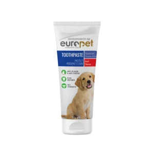 خمیر دندان سگ یوروپت با طعم گوشت گاو Europet dog toothpaste beef 100g