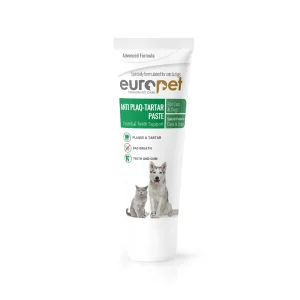خمیر دندان یوروپت سگ و گربه ضد پلاک و تارتار Europet anti tartar toothpaste dog cat 100g