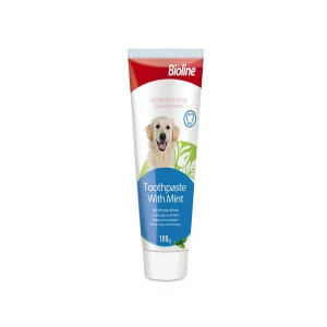 خمیر دندان سگ بایولاین با طعم نعناع