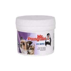 دستمال مرطوب چشم سگ و گربه مستر پنگوئین بسته 70 عددی Master Penguin eye wipe for dogs and cats 70 pcs