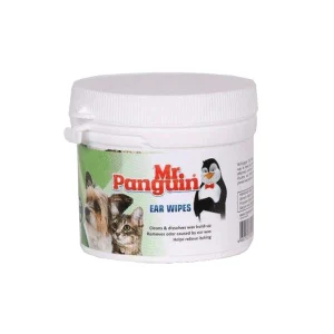 دستمال مرطوب گوش سگ و گربه مستر پنگوئین بسته 70 عددی Master Penguin ear wipe for dogs and cats 70 pcs