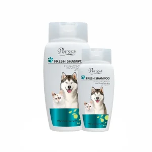 شامپو سیب حیوانات پرسا ۲۵۰ میلی‌لیتر Perssa apple shampoo for pets 250ml شامپو سیب حیوانات پرسا ۵۰۰ میلی‌لیتر Perssa apple shampoo for pets 500ml