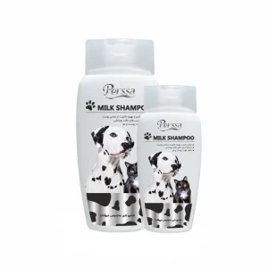 شامپو شیر حیوانات پرسا ۲۵۰ میلی‌لیتر Perssa milk shampoo for pets 250ml شامپو شیر حیوانات پرسا ۵۰۰ میلی‌لیتر Perssa milk shampoo for pets 500ml