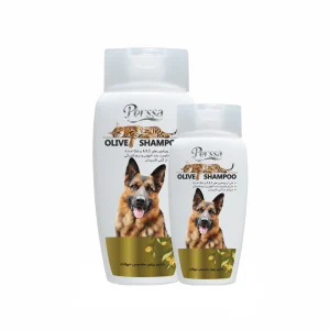 شامپو زیتون حیوانات پرسا ۲۵۰ میلی‌لیتر Perssa olive shampoo for pets 250ml شامپو زیتون حیوانات پرسا ۵۰۰ میلی‌لیتر Perssa olive shampoo for pets 500ml