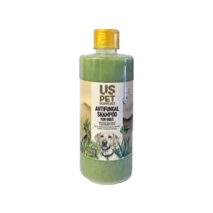 شامپو ضد قارچ سگ یو اس پت ۵۰۰ میلی‌لیتر Uspet antifungal shampoo for dogs 500ml