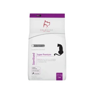 غذای خشک گربه سلبن مدل Sterilised با طعم مرغ ۲.۵ کیلوگرم Celebone Sterilised Dry Cat Food with Chicken 2.5kg