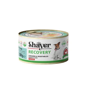 کنسرو ریکاوری سگ شایر با طعم مرغ و سبزیجات ۲۰۰ گرم Shayer recovery soup dog chicken and vegetable 200g
