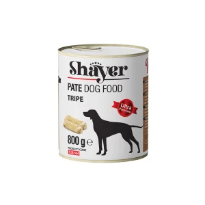 کنسرو سگ شایر با طعم سیرابی غذای مرطوب سگ شایر ۸۰۰ گرمی Shayer Canned Dog Food With Tripe 800g