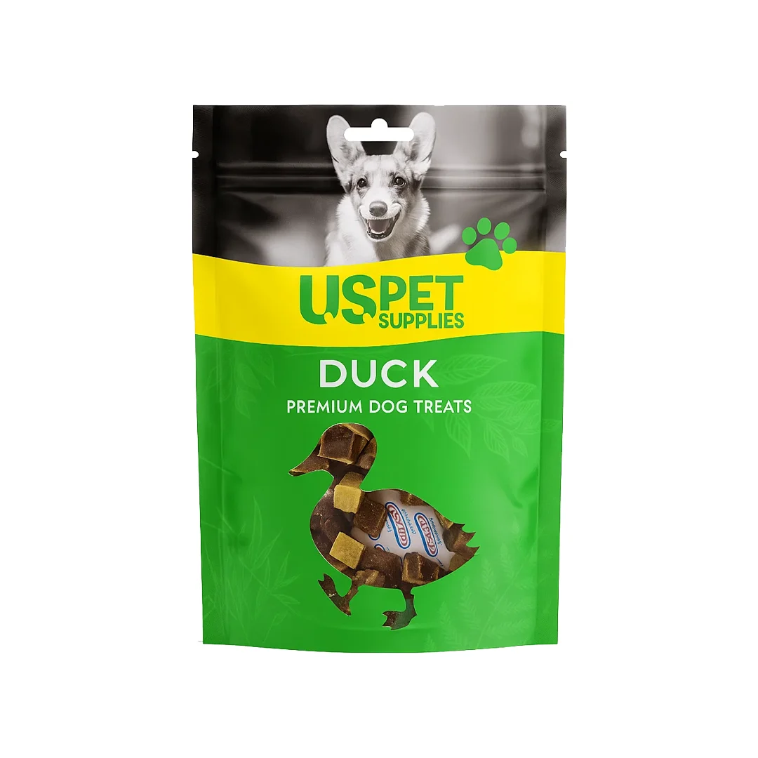 عکس تشویقی سگ US Pet طعم اردک مدل Duck Cube