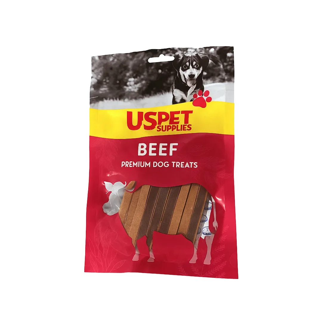 عکس تشویقی سگ یو اس پت با گوشت گوساله US Pet Beef Sandwich – PetYar