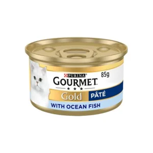 عکس کنسرو گربه گورمت پته ماهی اقیانوسی – وزن 85 گرم – PetYar