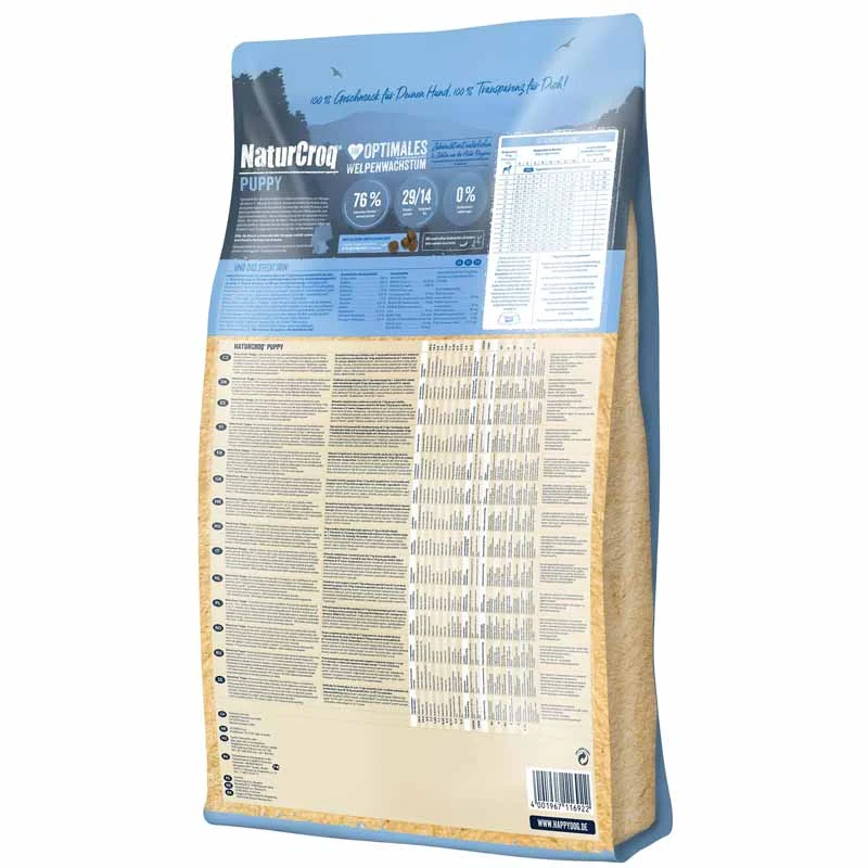 غذای خشک توله سگ هپی داگ مدل نیچر کراک Happy Dog NaturCroq Puppy وزن 1 کیلوگرم