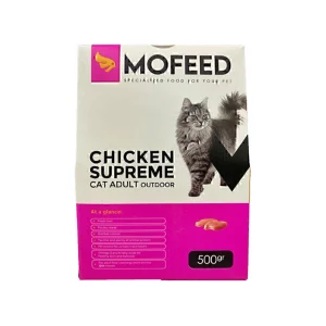 عکس غذای خشک گربه مفید خارج از خانه طعم مرغ – 500 گرم – PetYar