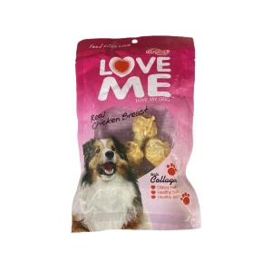 عکس تشویقی سگ لاومی Love Me سینه مرغ با کلاژن