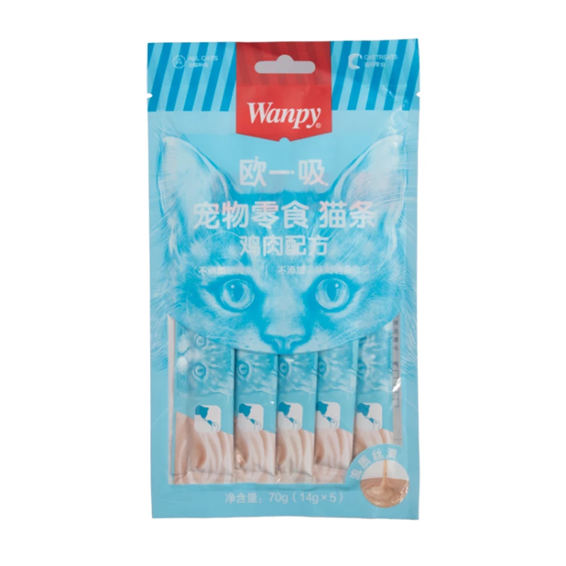 عکس بستنی گربه ونپی با طعم مرغ – Wanpy Cat Creamy Treat Chicken