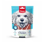 عکس تشویقی سگ ونپی Wanpy Chicken Jerky & Codfish Sandwiches وزن 100 گرم – PetYar