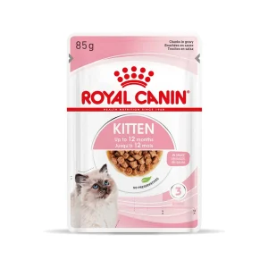 عکس پوچ بچه گربه رویال کنین Royal Canin Kitten – وزن 85 گرم – PetYar