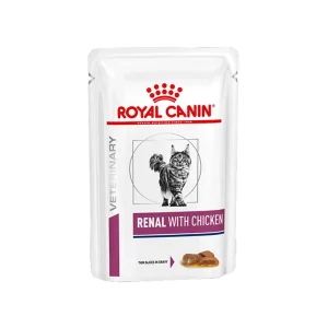 عکس پوچ گربه رنال رویال کنین Royal Canin Renal With Chicken – PetYar