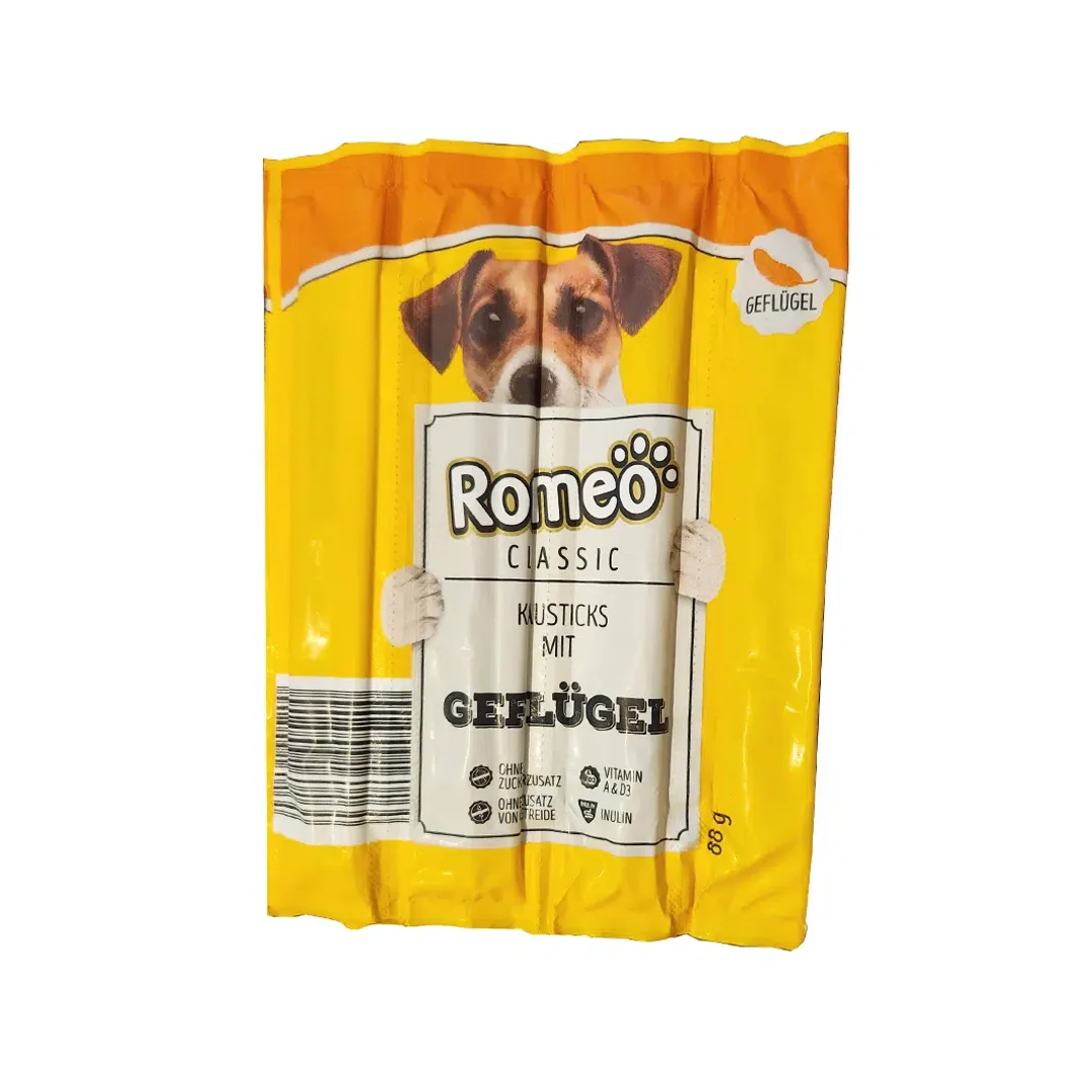 عکس تشویقی مدادی سگ رومئو طعم مرغ و بوقلمون – وزن 11 گرم