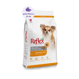 «عکس غذای خشک سگ نژاد کوچک رفلکس Reflex Adult Chicken & Rice – ۱ کیلوگرم – PetYar»