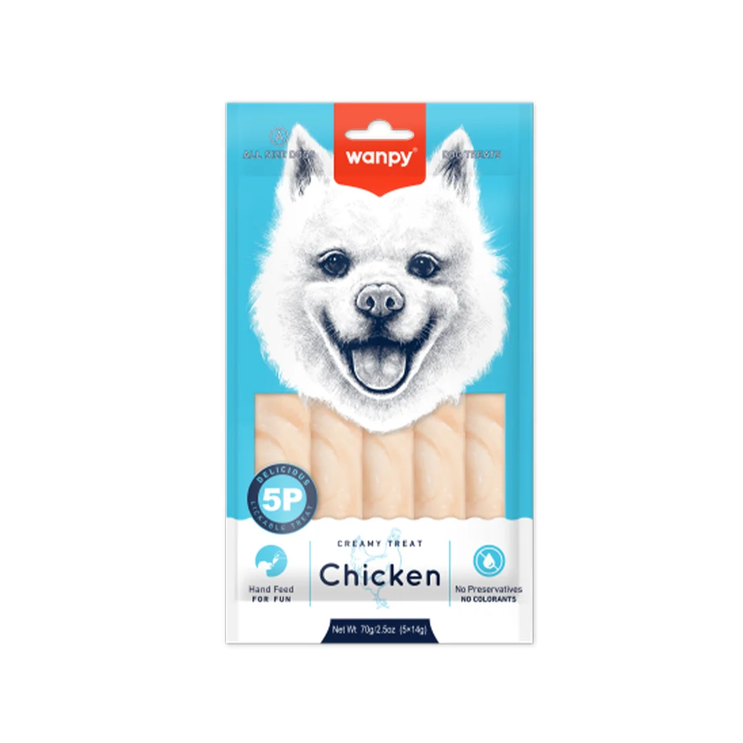 عکس بستنی سگ ونپی طعم مرغ – بسته 5 عددی