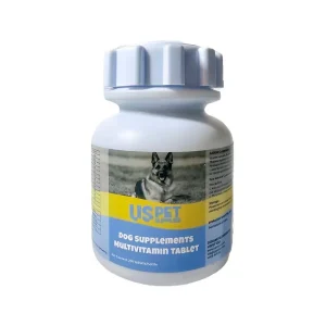 عکس قرص مولتی‌ویتامین سگ یو اس پت ۲۰۰ عددی – PetYar
