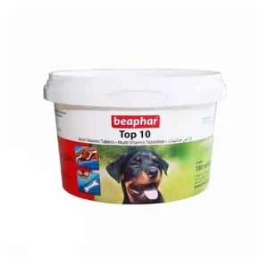 عکس مولتیویتامین سگ بیفار تاپ تن – 180 عدد – PetYar