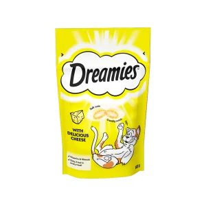 عکس تشویقی گربه دریمیز طعم پنیر ۶۰ گرم – PetYar