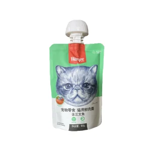 عکس پوره تشویقی گربه ونپی طعم سالمون ۹۰ گرمی – PetYar